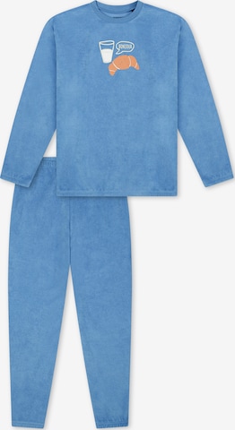 SCHIESSER Pajamas ' Nightwear ' in Blue: front