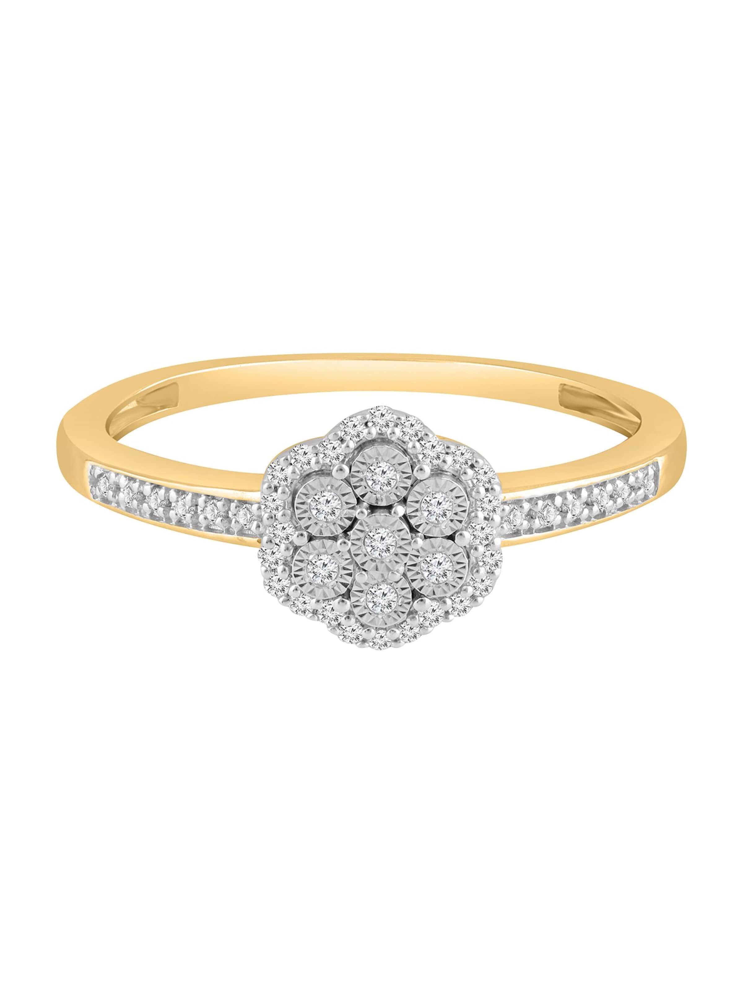 Diamant Exquis Ring in Gold: front