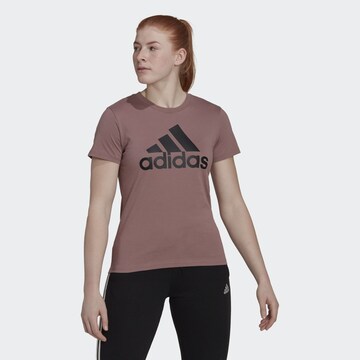 T-shirt fonctionnel 'Essentials' ADIDAS SPORTSWEAR en violet : devant