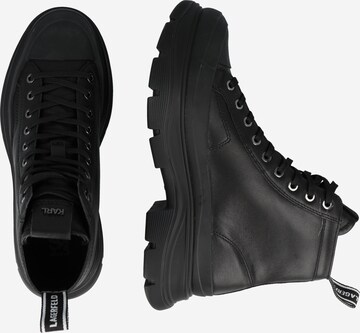Karl Lagerfeld Lace-Up Boots 'LUNAR' in Black