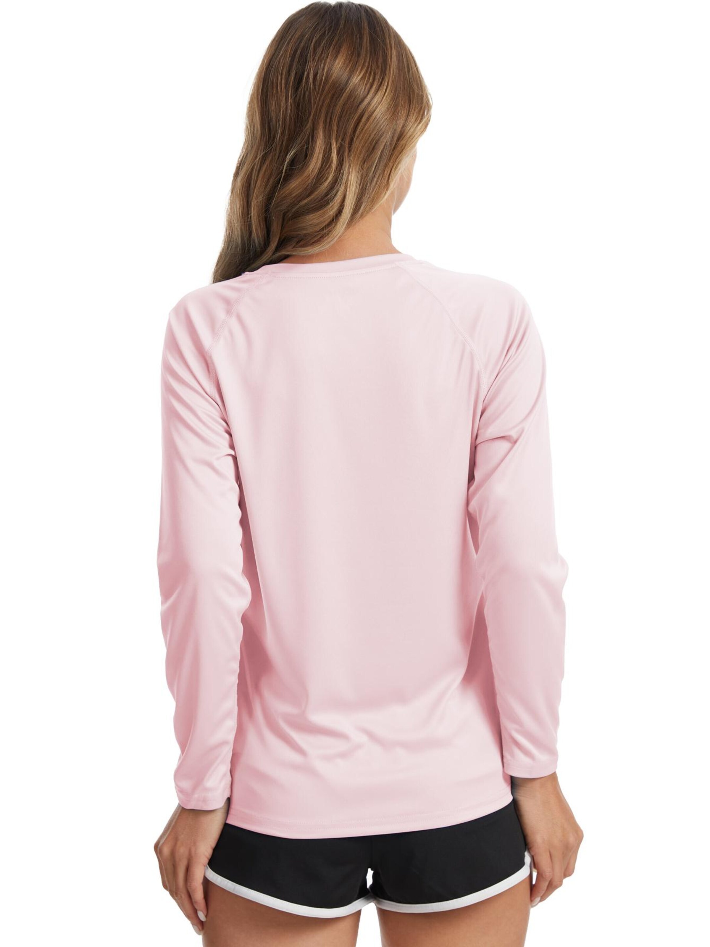 Haut de sport 'UV Protection Shirt' MEETWEE en rose