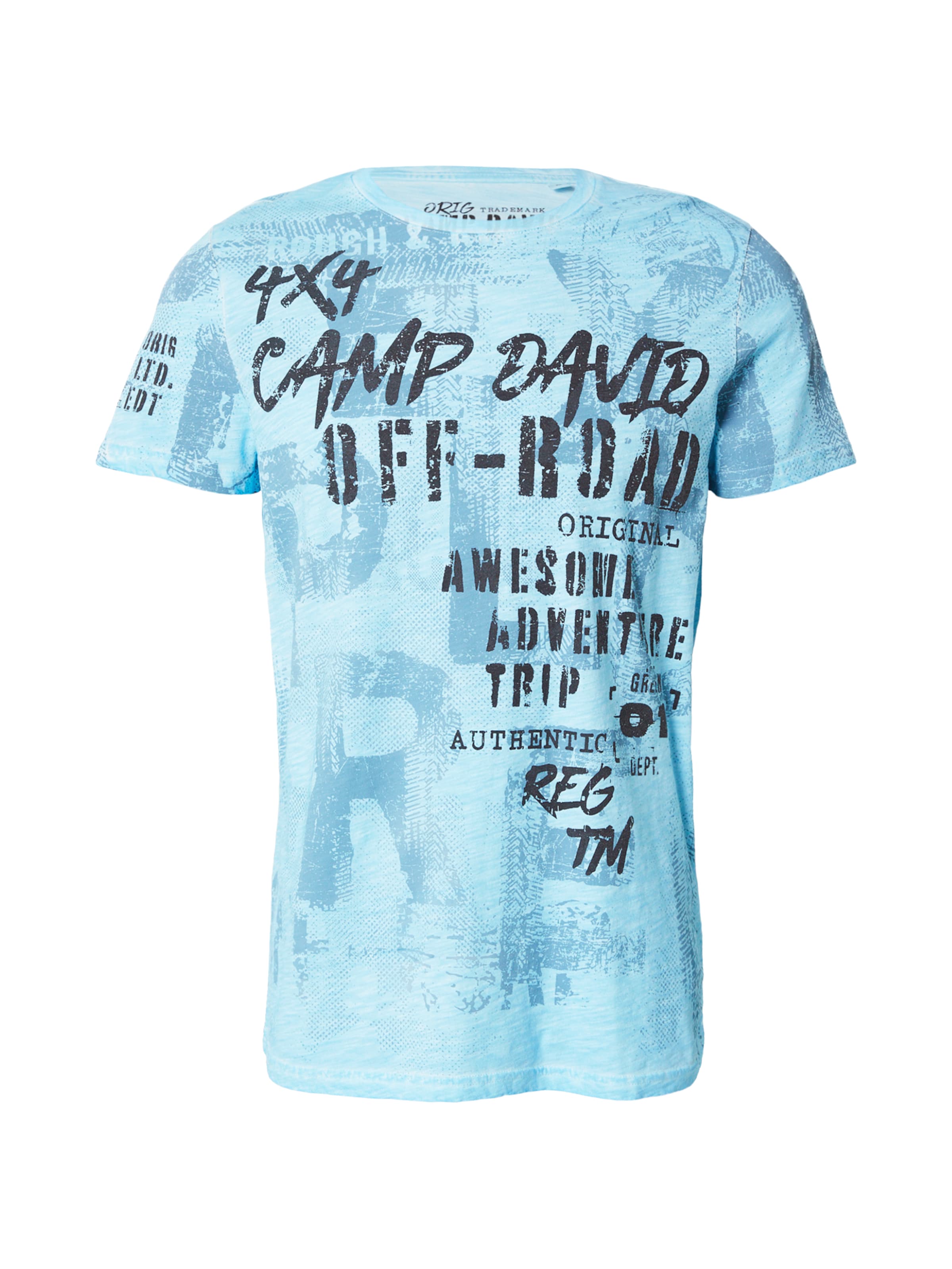 CAMP DAVID T-Shirt in Blau: Vorderseite
