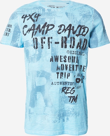 CAMP DAVID T-Shirt in Blau: Vorderseite