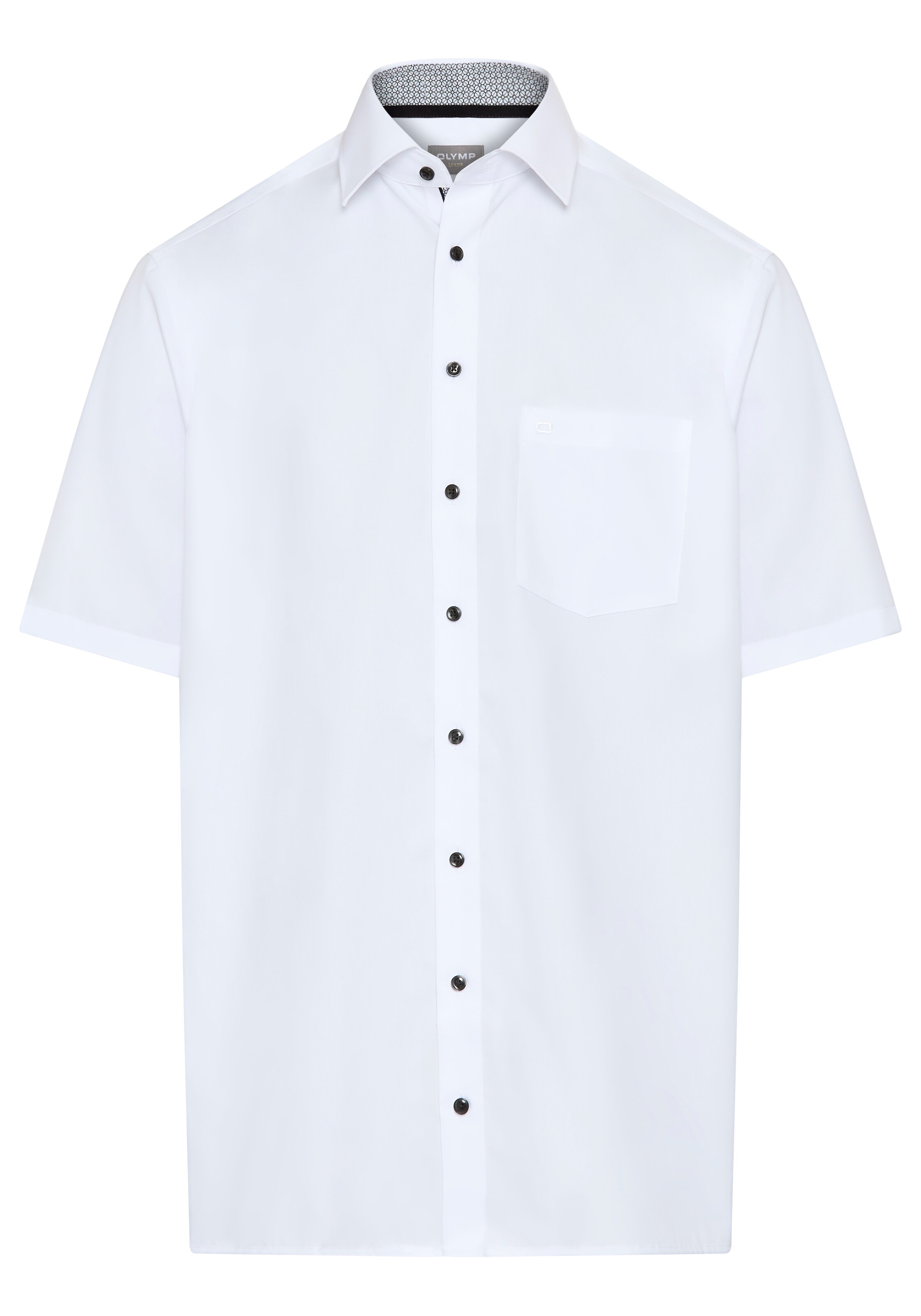 OLYMP Comfort Fit Hemd in Weiß: Vorderseite