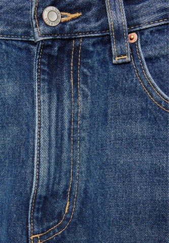 Baggy Jeans de la Pull&Bear pe albastru