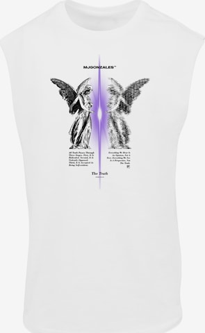 MJ Gonzales Shirt 'Saint V.1' in Wit: voorkant