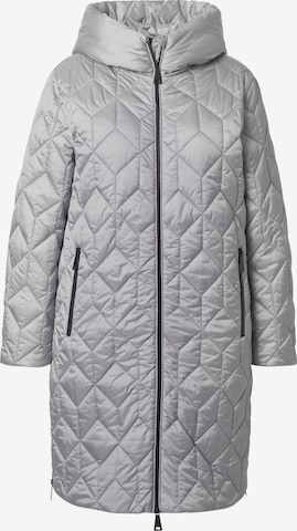 Ulla Popken Wintermantel in Grijs: voorkant