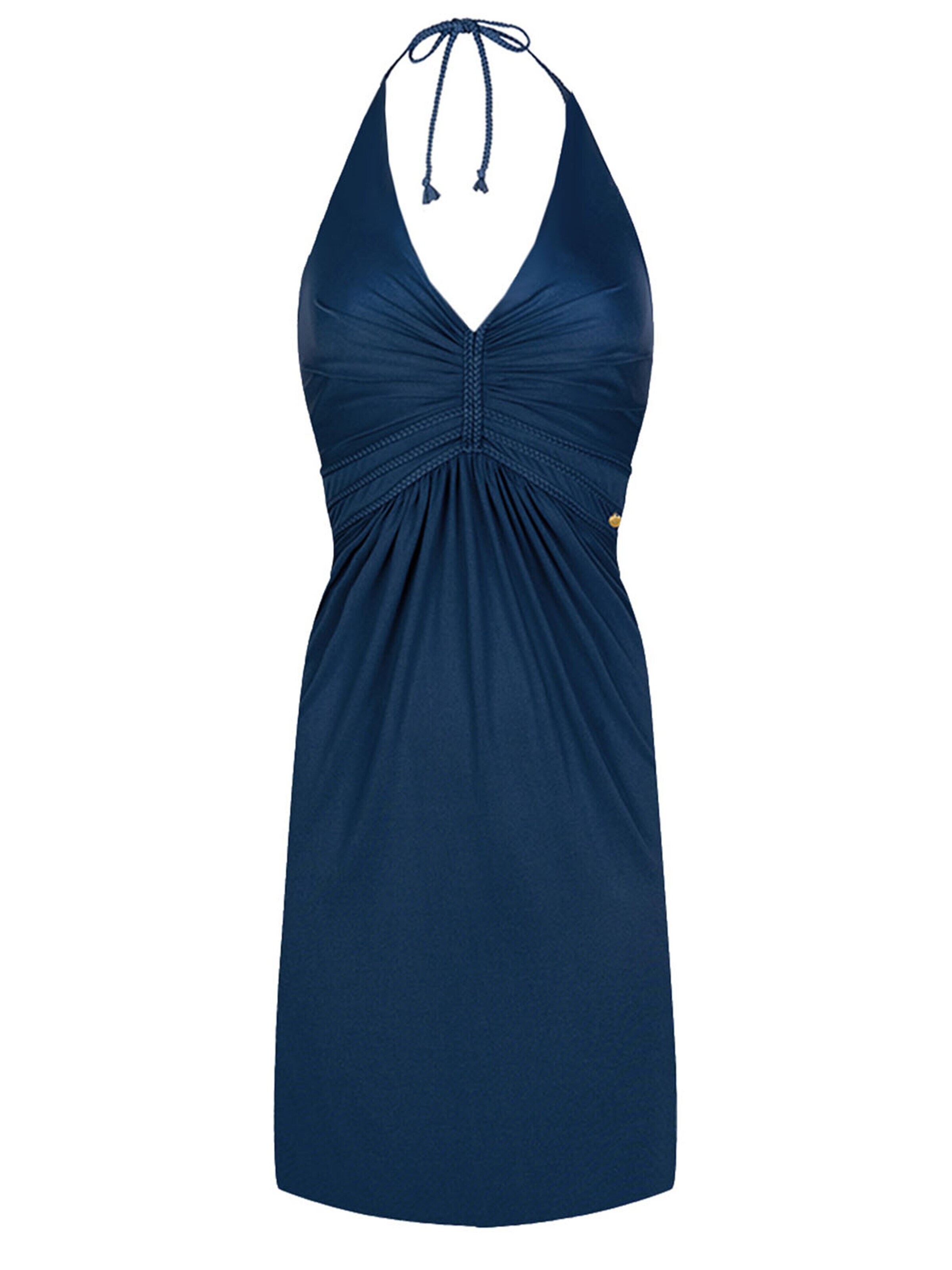 Chic by Lirette Dress 'Short halter dress Natural' in Blue: front