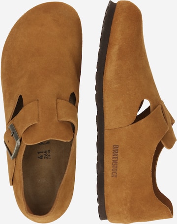 BIRKENSTOCK Mocassins 'London' in Bruin