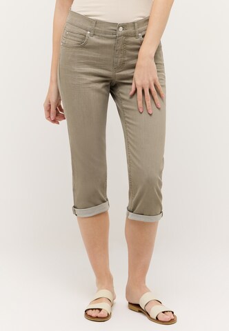 Angels Skinny Jeans in Green: front