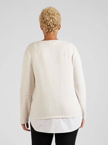 Z-One - Pullover 'Sanja' em bege