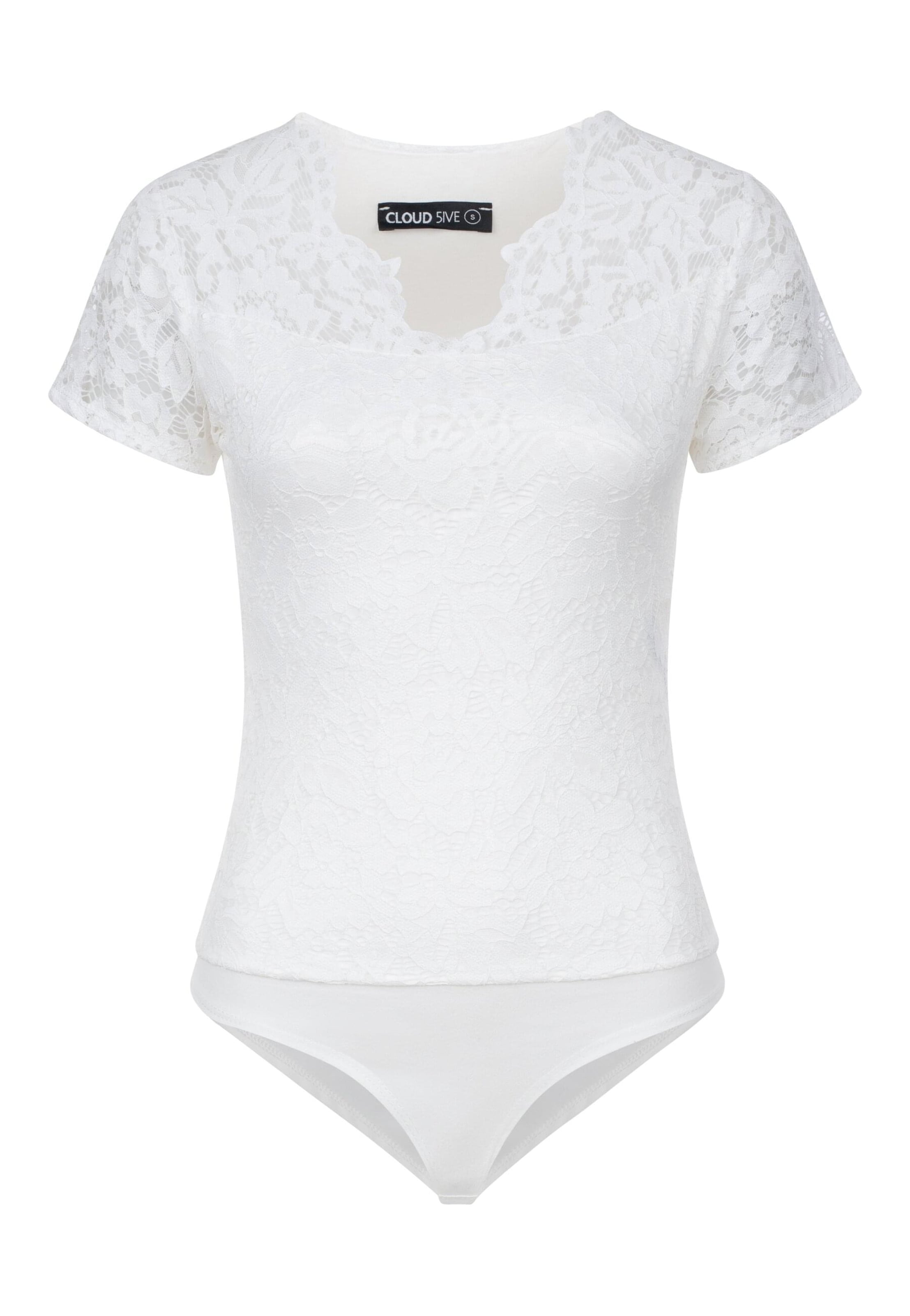 Cloud5ive Body in Wit: voorkant