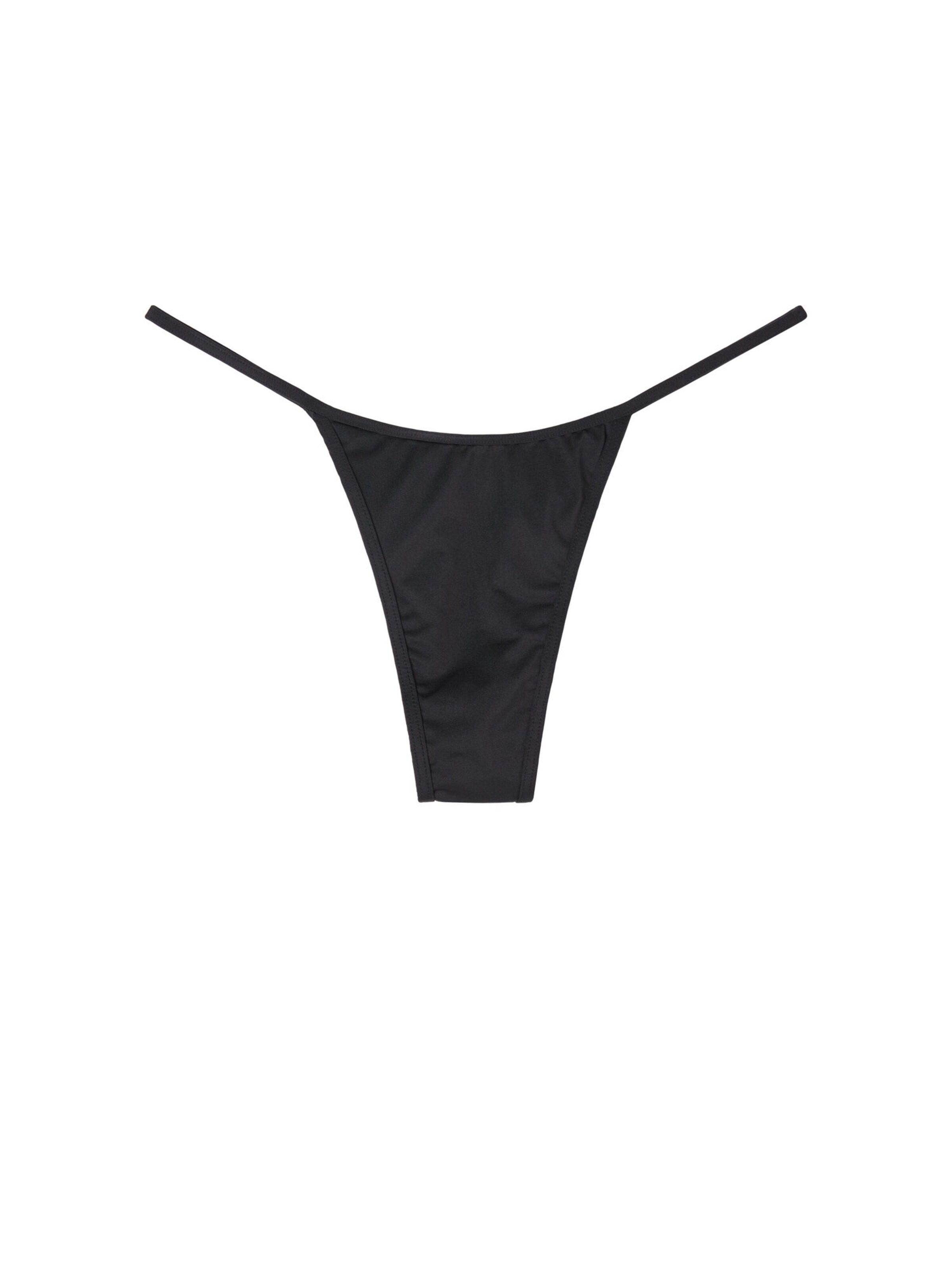 Tezenis String in Schwarz: Vorderseite