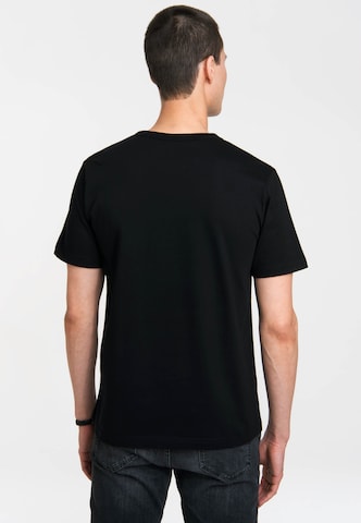 LOGOSHIRT Shirt 'Krieg der Sterne' in Black