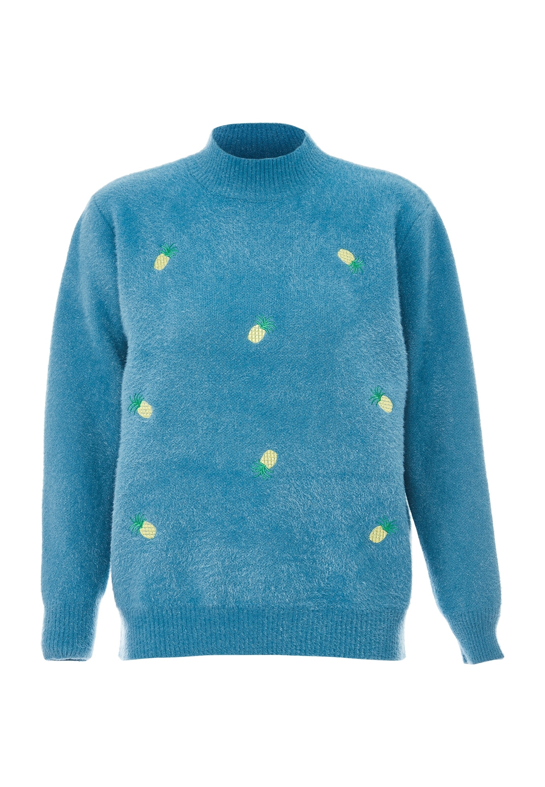 Poomi Sweater in Blue: front