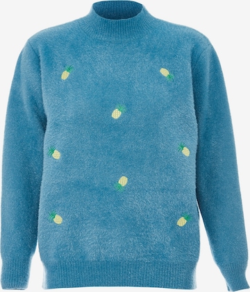 Poomi Sweater in Blue: front