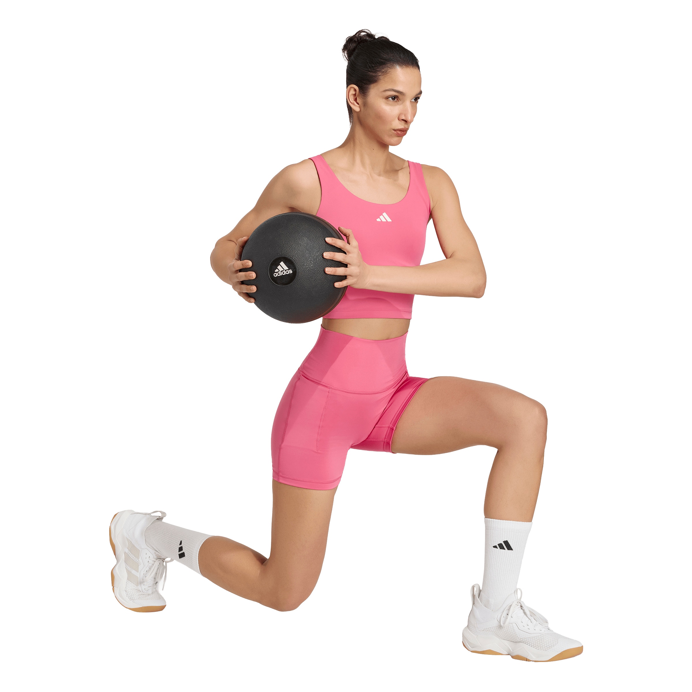 ADIDAS PERFORMANCE Bralette Sports top 'Studio All Me' in Pink
