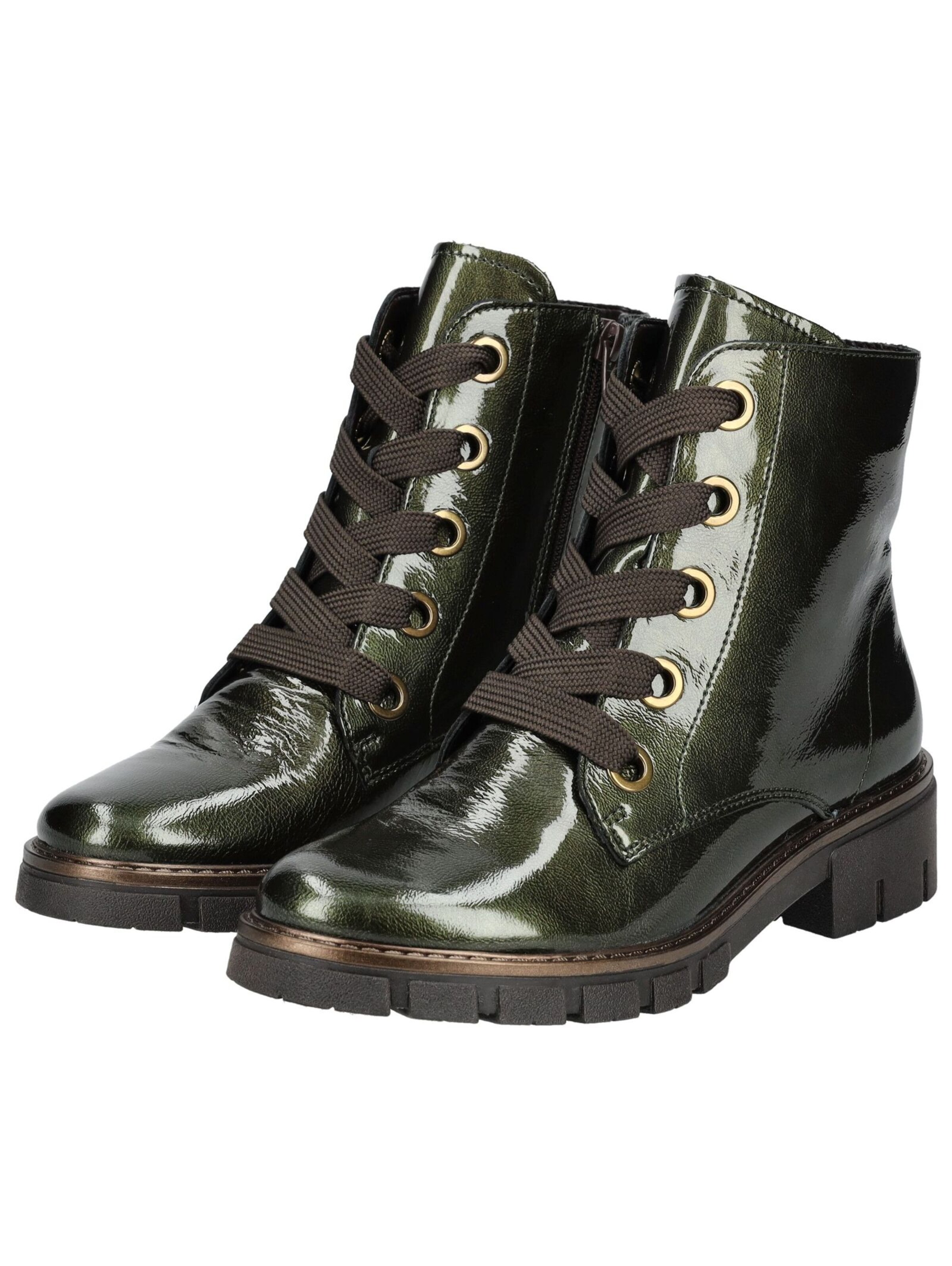 Bottines à lacets ARA en vert
