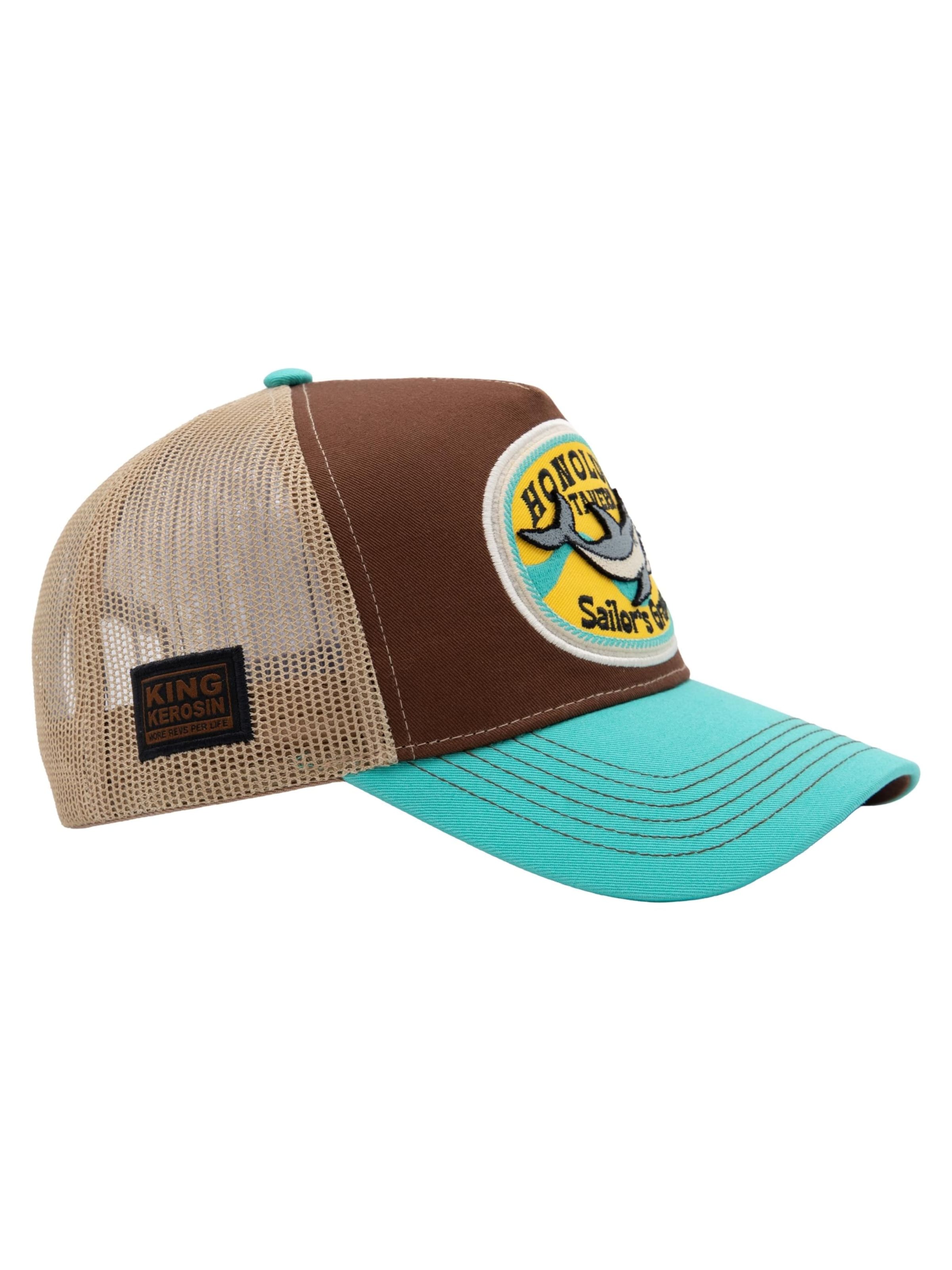King Kerosin Cap 'Honolulu Tavern' in Brown