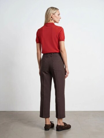Wide leg Pantaloni di Dilvin in marrone