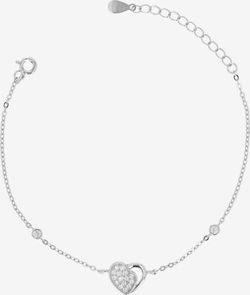 Akzent Bracelet 'Naima' in Silver: front