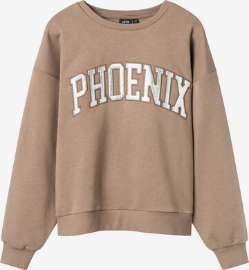 Sweat-shirt NAME IT en beige : devant