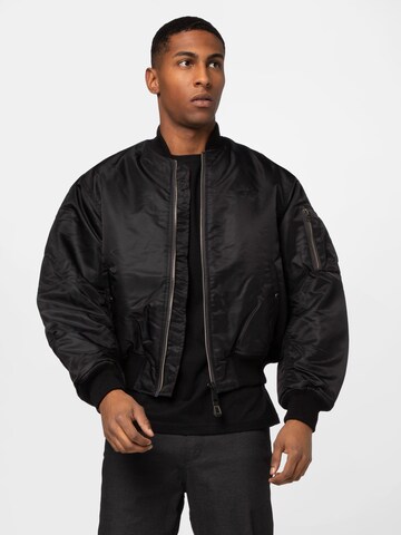 Schott NYC Weatherproof jacket 'AIRFORCE90RS' in Black: front