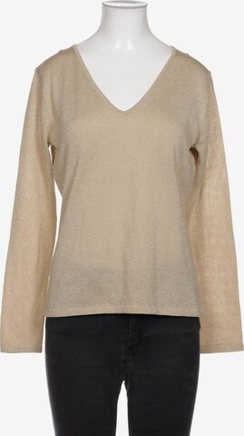 Madeleine Sweater & Cardigan in S in Gold: front