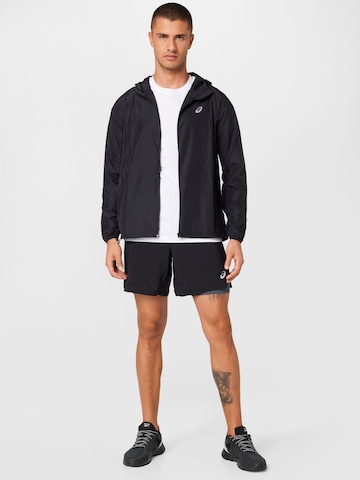 ASICS Regular Sportshorts 'ROAD' in Schwarz