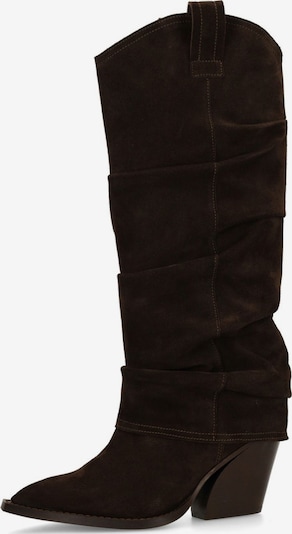 SACHA Cowboystiefel in dunkelbraun, Produktansicht