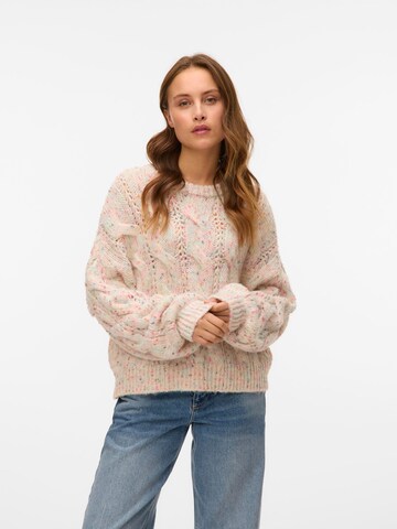 VERO MODA Pullover 'ZENA' in Beige: Vorderseite