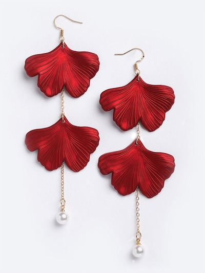 AVANT-GARDE PARIS Earrings 'Petrama' in Red, Item view