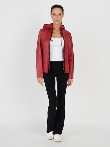 JCC Lederjacke in Rot