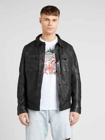 Gipsy Between-season jacket 'Ravil' in Black: front