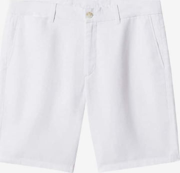MANGO MAN Pants 'Carp' in White: front