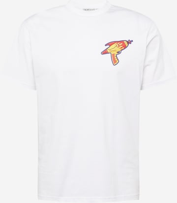 Fiorucci - Camiseta 'RAY GUN' en blanco: frente