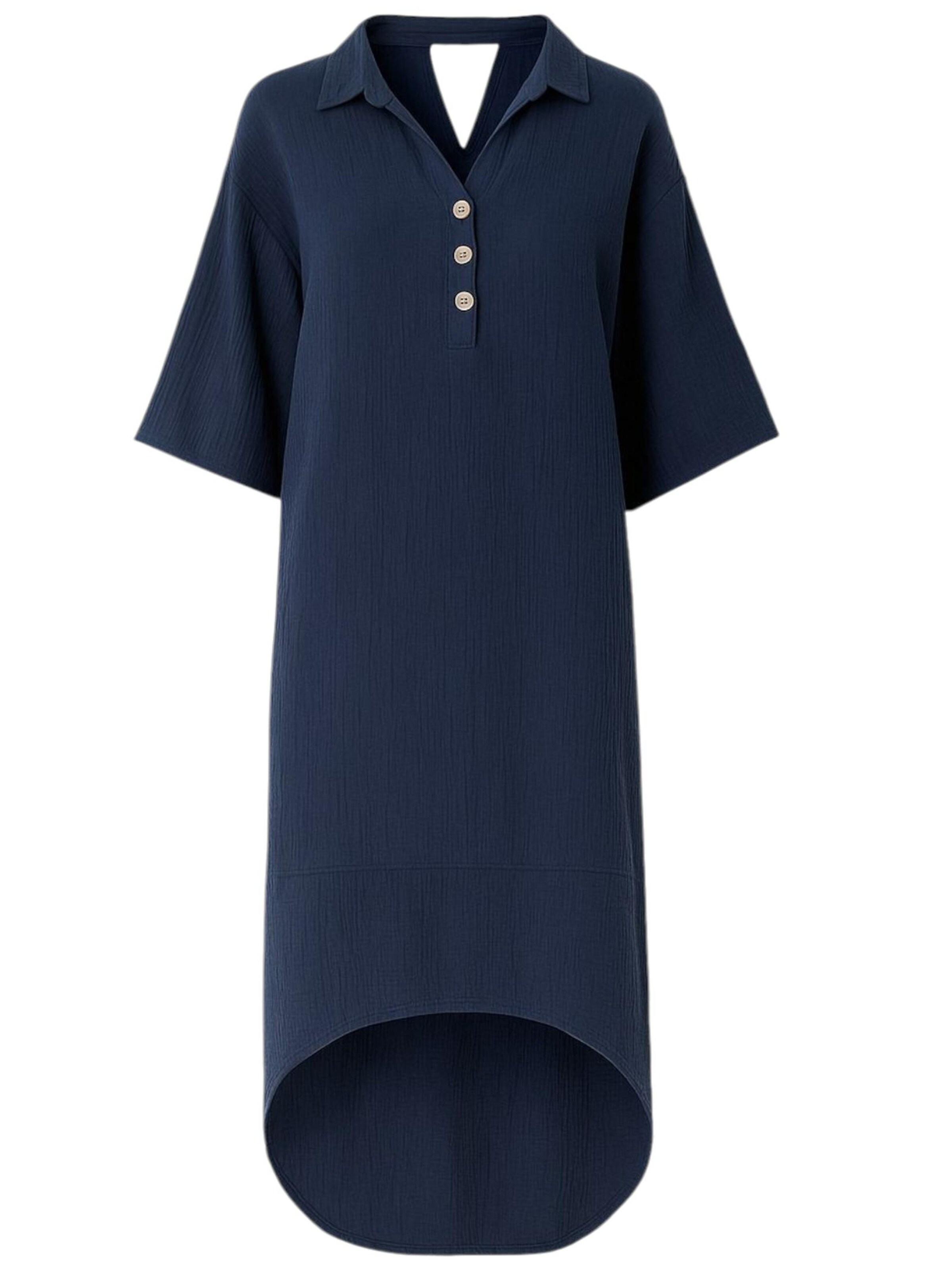 WENOR Blusenkleid 'Mira'‌‌‌‌‌‌ in Blau: Vorderseite