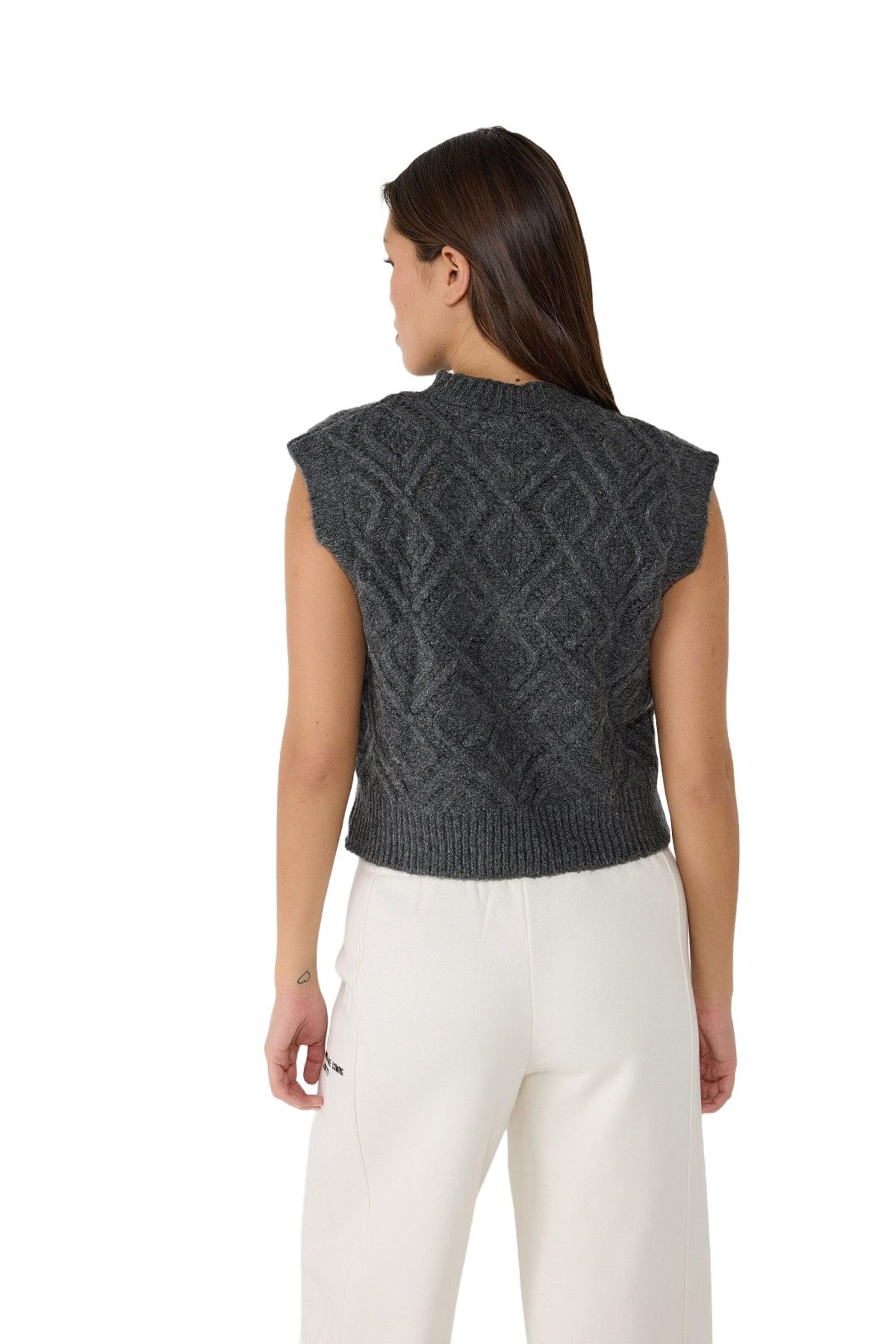 No Matter What Pullunder in Grau