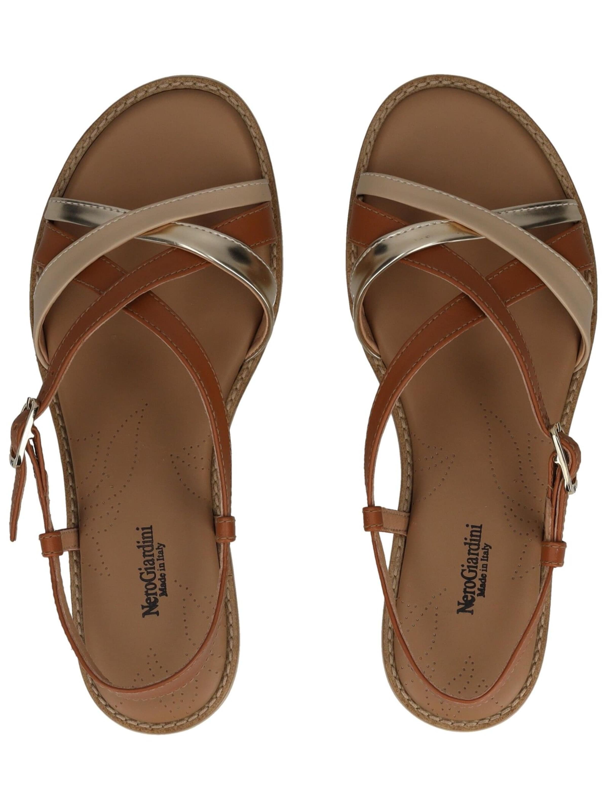 Sandales à lanières Nero Giardini en marron