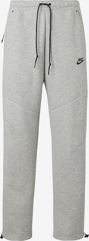 pilka Nike Sportswear Standartinis Kelnės 'TECH FLC': priekis