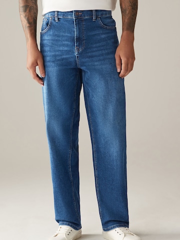 Next Regular Jeans in Blue: front
