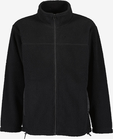 BLUE SEVEN Fleece jas in Zwart: voorkant