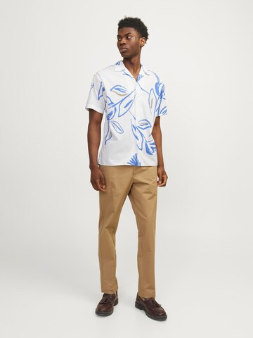 JACK & JONES Comfort Fit Hemd 'Palma Resort' in Weiß