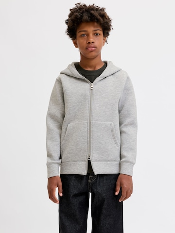 Jack & Jones Junior - Casaco em moletão 'JCOLEGACY' em cinzento: frente