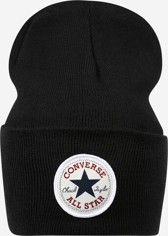 CONVERSE Beanie in Black: front