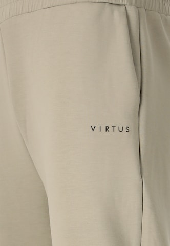 Virtus Loose fit Workout Pants 'Taro V2' in Beige