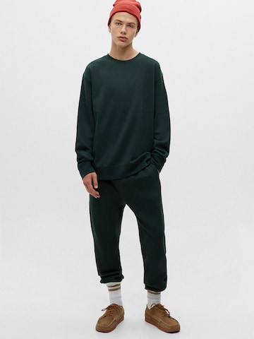 Pull&Bear Sweatshirt i grønn