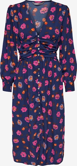 ONLY Robe-chemise 'Vanessa' en bleu / violet / orange / rose, Vue avec produit