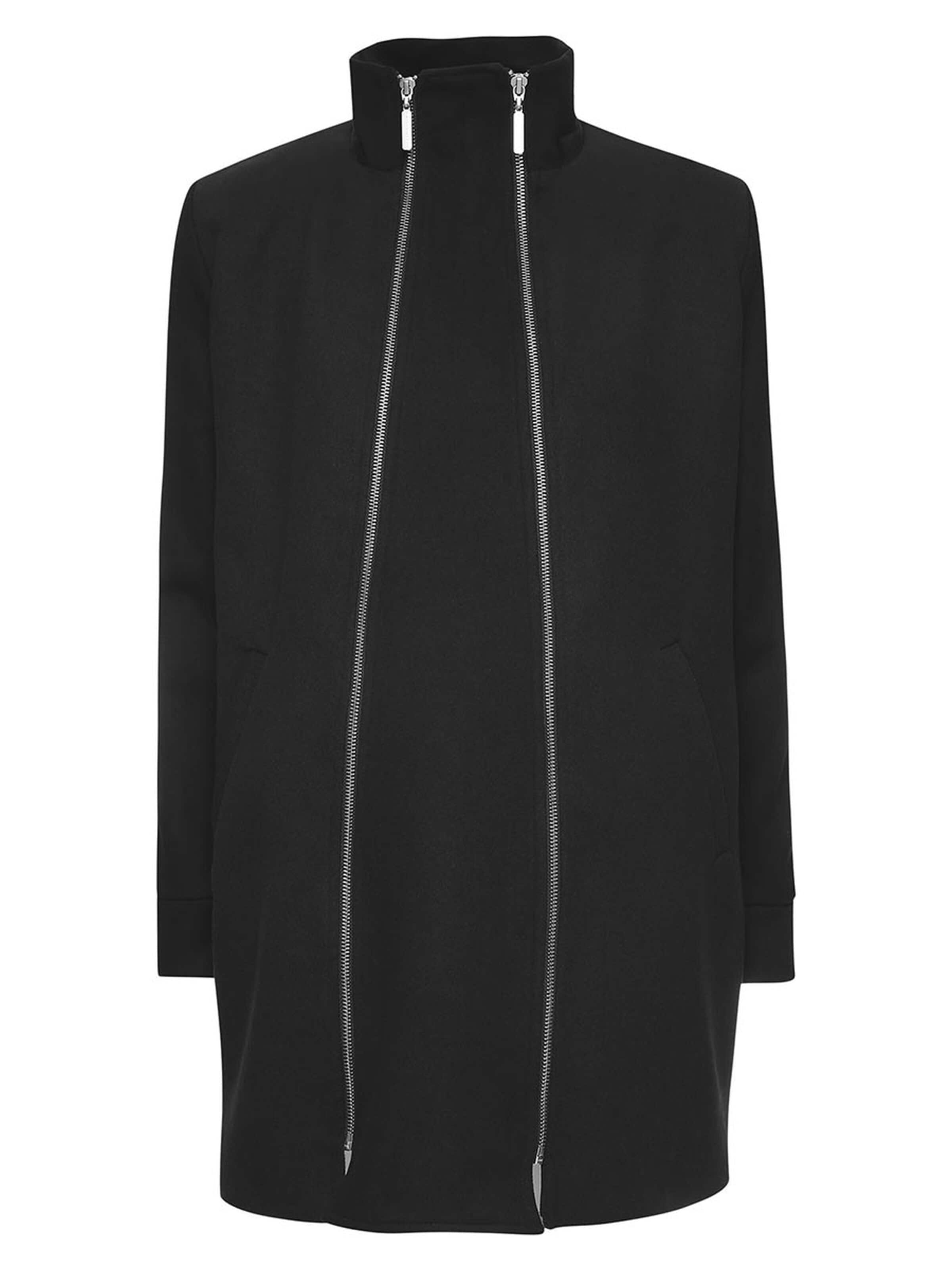 BELLYBUTTON Between-Seasons Coat in Black: front
