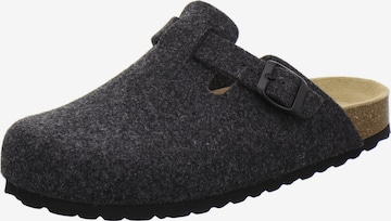 Pantoufle 'Hausschuhe Herren Filz anthrazit' AFS-Schuhe en gris : devant